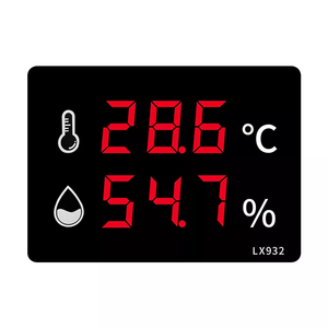 Termómetro digital con sonda resistente a la intemperie, higrómetro con pantalla LED grande, Sensor de temperatura montado en la pared para Spa interior, 1 unidad - Product Image 3