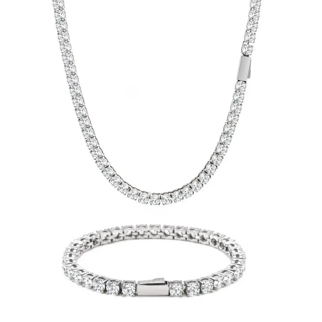 Multi-colore zircone intarsiato di cristallo di lusso diamanti sottile catena da tennis bracciale gioielli da donna regali