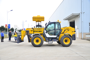 XCMG resmi XC6-3514K inşaat Telehandler 14m çin kullanılan küçük 3.5 Ton kompakt teleskopik Handler makinesi fiyat - Product Image 3