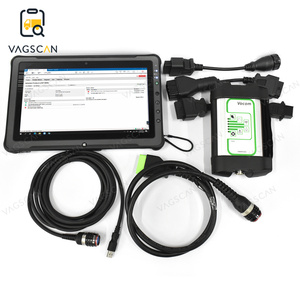 Hochleistungs-LKW-ECU-Programmier werkzeug und F110-Tablet für das Diagnose werkzeug für Baumaschinen bagger teile von Vocom 88890300