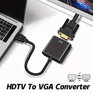 Adaptador 4K HDTV a VGA Convertidor HDTV a VGA para computadora de escritorio Laptop PC Monitor Proyector HDTV