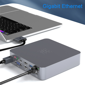 Aluminum 18 in 1 <strong>Type</strong> <strong>c</strong> Hub <strong>Multi</strong> <strong>Function</strong> hdmi Vga <strong>Adapter</strong> 4 Usb RJ45 PD Charger Docking Station for MacBook Pro - Product Image 5