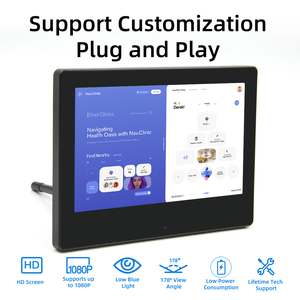 Modulo Display LCD da 7 pollici 1024*600 IPS con Touch Screen compatibile con finestre nere BB e Pi lampone