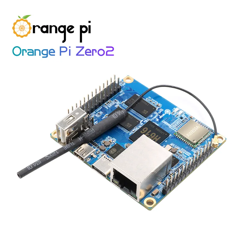 Orange Pi Zero 2 1 ГБ ОЗУ с чипом Allwinner H616, поддержка BT, Wif ,Run Android 10,Ubuntu,Debian OS, одна плата