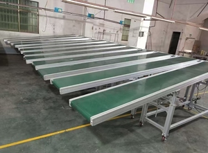 Flexible PU Belt Roller <strong>Conveyor</strong> Motor Express Warehouse <strong>Loading</strong> and <strong>Unloading</strong> <strong>Automatic</strong> Elevator <strong>Conveyor</strong> Machine - Product Image 5