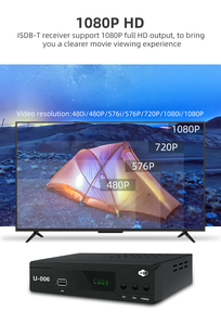 FTA kanal 1080p U-006 ISDB-T hava ücretsiz LCN SUNPLUS 1508CT MPEG 4 AV6 Set-top Box uydu alıcısı - Product Image 4