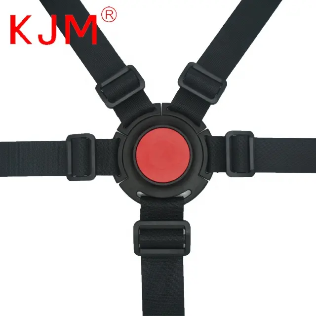 OEM ODM Accept Baby Stroller Child High Chair Seat Belt 5 Way Nylon Safety Harness