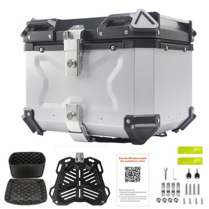オートバイテールボックストランク28L/36L/45L/55L/65L/80L/100Lクイックリリースアルミ合金テールボックス - Product Image 5