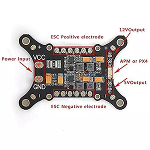 5 in 1 süper anti-titreşim için APM PX4: dağıtım panosu/akım voltaj sensörü/5V/12V BEC/titreşim damperi plaka - Product Image 4