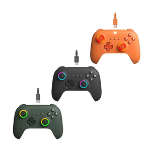 Controlador de Gamepad con cable USB con joysticks de efecto Joystick y controladores negros Categoría de producto