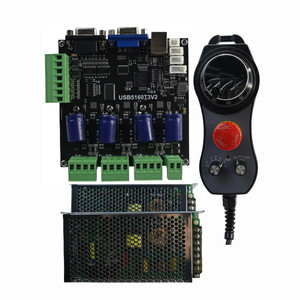 Vollständiges CNC-Kit Integrierter Schrittmotorregler Mach3 USB-Bewegungskontroller-Board mit MPG-Handrad-Schaltstromversorgung - Product Image 1