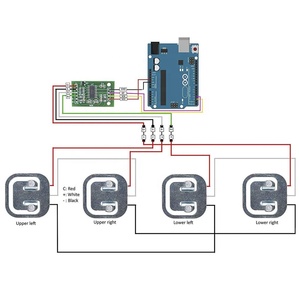 Sensore di Forza AM24A HX711 Opzionale, 4 Pezzi, Cella di Carico da 50kg, Estensimetro a Mezzo Ponte per Bilancia Pesapersone e Bilancia da Bagno - Product Image 5