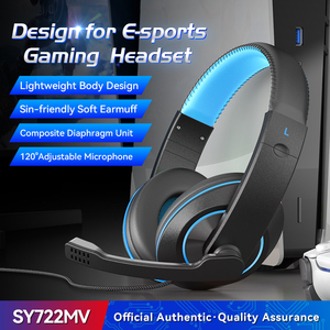 Sy722 Có Dây Tai Nghe USB Với Mic Cho PC Máy Tính Xách Tay Học Tập Trực Tuyến Trung Tâm Cuộc Gọi Văn Phòng Làm Việc Chơi Game Hifi Âm Thanh Thoải Mái Trọng Lượng Nhẹ - Product Image 2