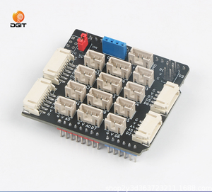 Placa de cableado de sensor compatible con Arduino UNO con interfaz antirretroceso PH2.0 y placa de expansión IO, diseño fácil de insertar