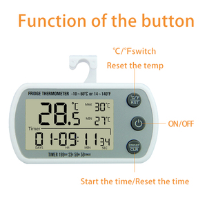 Termometro digitale per frigorifero di alta qualità con timer magnetico - Product Image 4