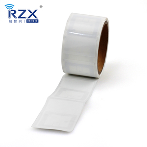 Programmable Printable Library ISO15693 FM13HF01NTS 1K Bit 45*45mm 50*50mm HF 13.56MHZ RFID Blank White Tag Label Sticker Roll - Product Image 6