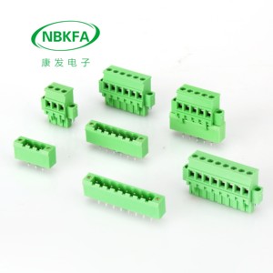Bloque de terminales enchufable de 5,08mm Terminal Phoenix en línea con orificios para tornillos de fijación - Product Image 5