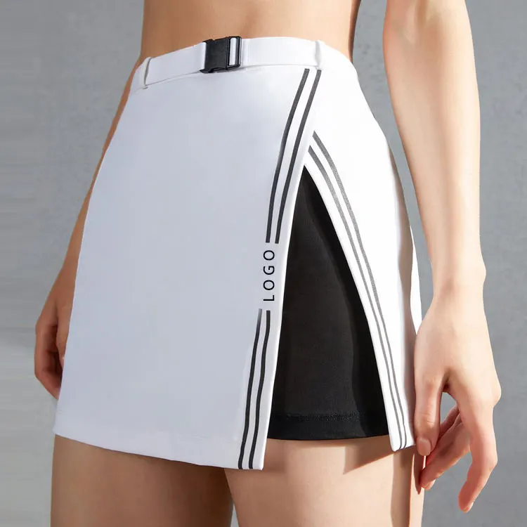 Personalizado cintura ajustable Bodycon Slim Fit vestido de tenis femenino ropa deportiva Golf falda deportiva de las mujeres