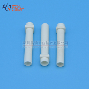Yüksek hassasiyetli tüp 99 Alumina Al2O3 katı seramik çubuk/özelleştirmek 99% alüminyum oksit seramik koruma yalıtım borusu - Product Image 2