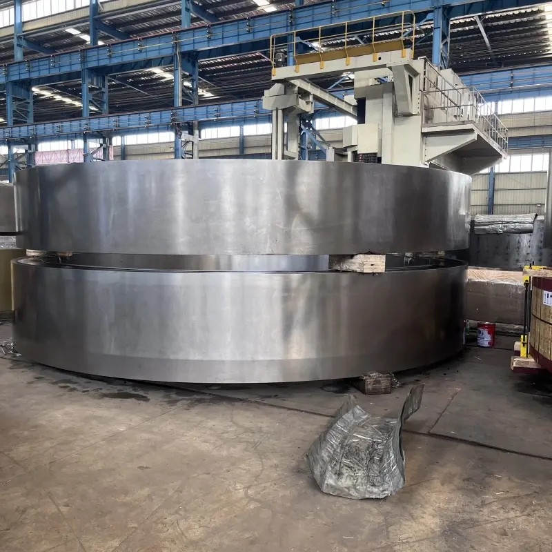 Besar OEM cast rotary kiln ban untuk semen mill/gula mill/kertas mill