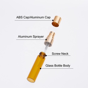 Refillable 1ml 2ml 3ml 4ml 5ml 6ml 7ml 8ml 9ml 10ml vít cổ du lịch mini lọ thủy tinh mẫu Tester phun rỗng chai nước hoa - Product Image 2