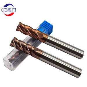 Corner Radius Metal CNC Milling Cutters Customizable Altin/Tin Coated <strong>Weldon</strong> Thread End Mill Cutter ODM/OEM Support - Product Image 2