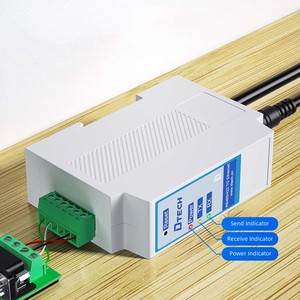 DTECH串口轨道网络通信转换器RS485/ RS422至以太网/TCP/IP服务器 - Product Image 3