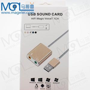 2018 New Style <strong>USB</strong> 7.1 <strong>Audio</strong> Sound Card Adapter With Cable for Computer - Product Image 5