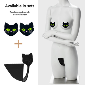 Directo de fábrica, reutilizable, sin cintura, autoadhesivo, Sexy, luminosa, cola de gato, clásico, Invisible, sin costuras, C, bragas de cuerda para strippers - Product Image 6