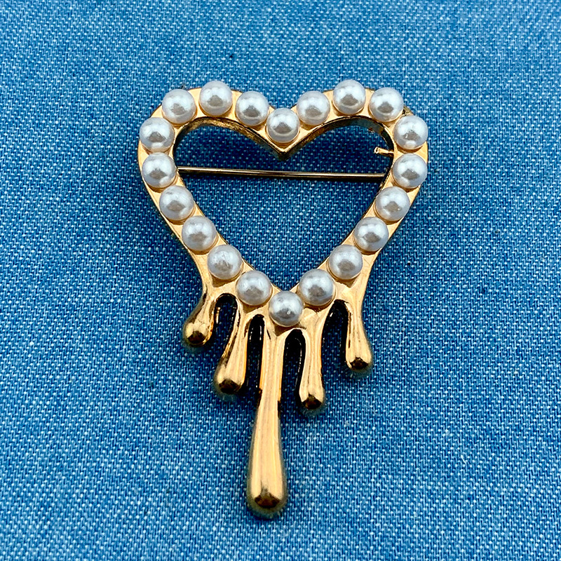 Perlas en forma de corazón