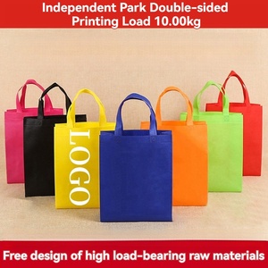 Tại Chỗ Bán buôn nhiều lớp thân thiện với môi trường in logo12 màu không dệt Túi Tote Túi mua sắm túi - Product Image 4