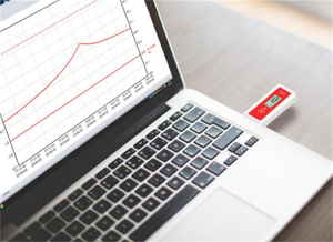 Registrador de datos de temperatura multiusos con función de salida PDF Registrador de temperatura