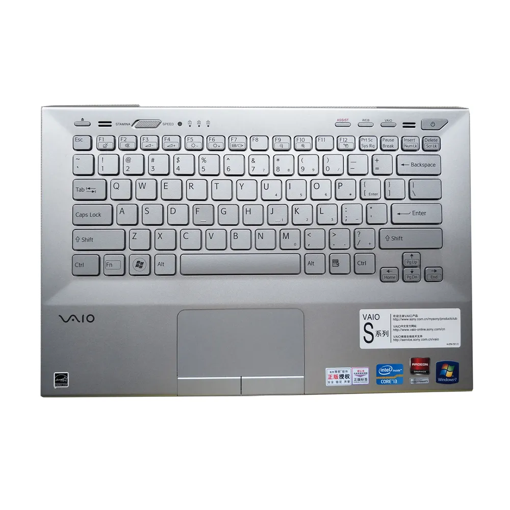 คุณภาพดีสำหรับ SONY VAIO VPC-SD VPC-SA VPC-SB SD 9Z.N6BLF.101 ไม่มีกรอบ