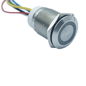 IPX8 impermeabile sigillato Anti-vandalo interruttore 19mm momentaneo Reset di tenuta 19mm interruttore a pulsante RGB - Product Image 2