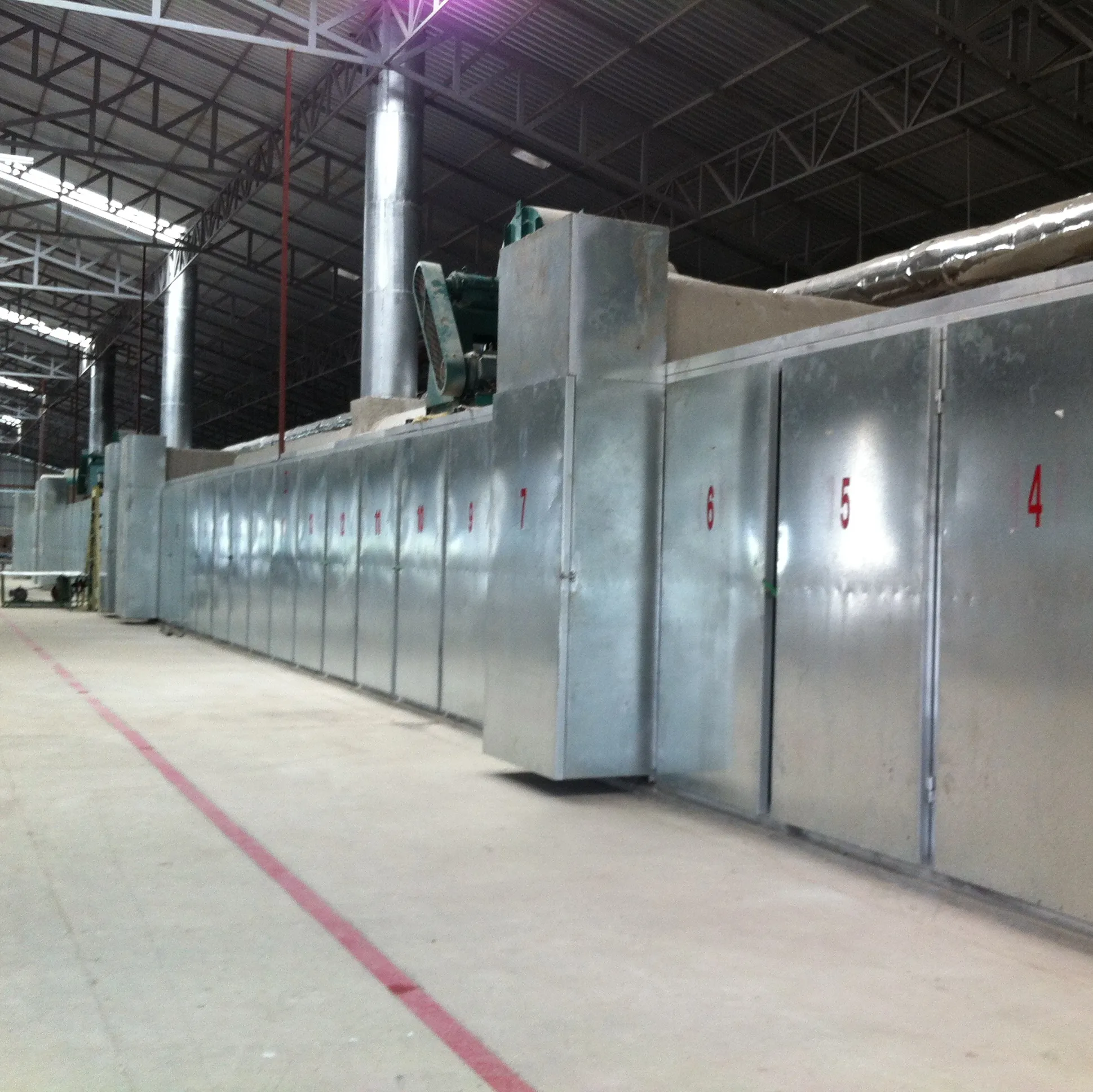 Drywallยิปซั่มคณะกรรมการสายการผลิตความจุ5000ชิ้นต่อวันในประเทศจีน