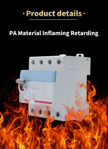 Abierto de 16a 20a 40a 63a 100a 30ma 100ma tipo b 2 de dos polos elcb residual curren mini fugas disyuntor diferencial - Product Image 5