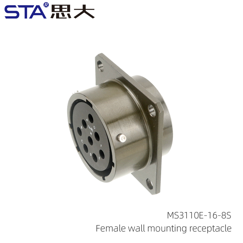 Receptáculo hembra para montaje en pared