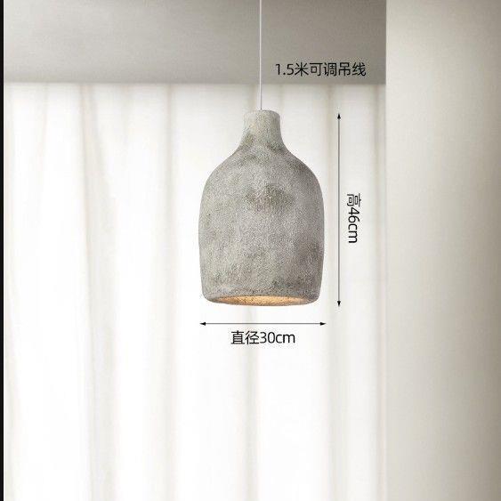 Poterie grossière blanche 30cm