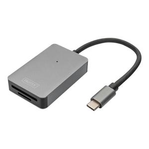 DIGITUS usb-c kart okuyucu 2 Port UHS-II SD4.0 TF4.0 300 Mb/s (919946255706) - Product Image 1