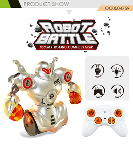 Light Music Battle Remote Control <strong>Rc</strong> Boxing <strong>Robot</strong> Toy With Infrared Ray - Product Image 2
