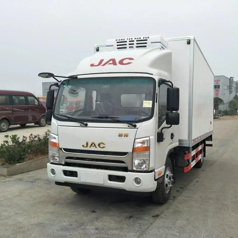 JAC 4 X2 5 Tonnen Kühlbox LKW Gefrier wagen