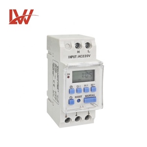 Din Rail Timer Schalter multifunktion ale wöchentlich programmier bare elektronische Timer LCD-Ziffern anzeige 16A AC 220V - Product Image 2