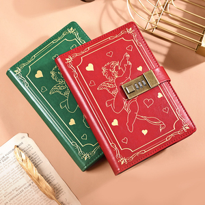 Cuaderno de bloqueo de contraseña de Ángel europeo transfronterizo de Venta caliente, diario elegante con bloqueo seguro, regalo en caja para diario - Product Image 5