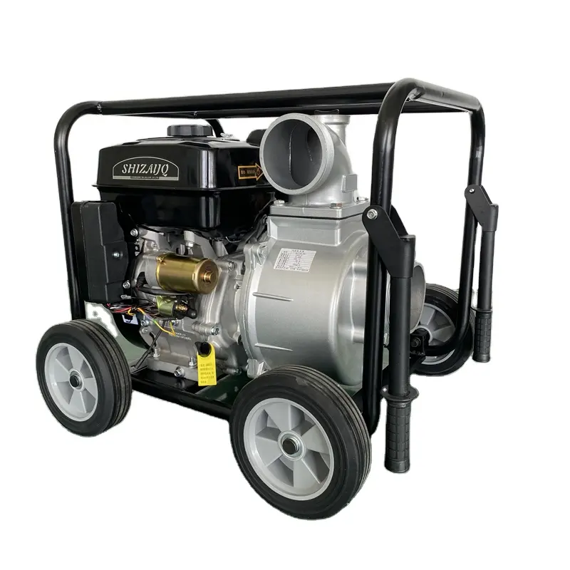 Hdi WP40 4 pouces, 5,5 hp, 6,5 hp, 3 pouces d'irrigation agricole, moteur à essence, pompe à eau