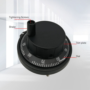 ハンドヘルド直径80mm 100PPR DC5V-24V手動パルス発生器MPGペンダントハンドホイール - Product Image 3