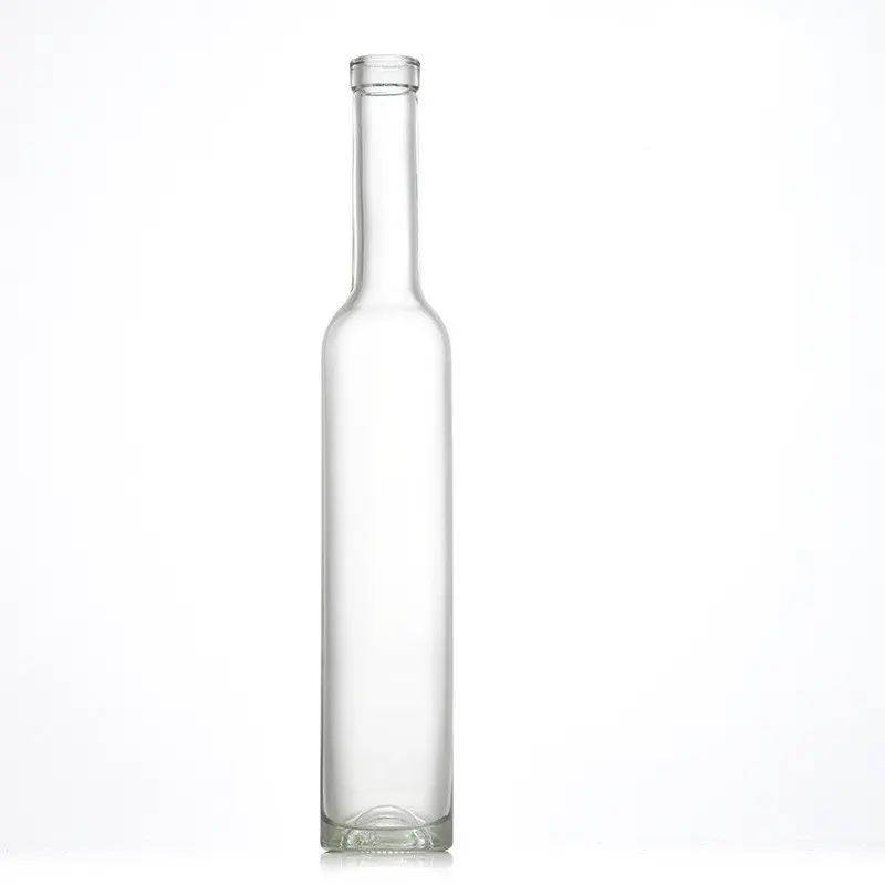 Пустые прозрачные 200 мл 375 мл 500 мл Круглые Холодные стеклянные бутылки с крышкой