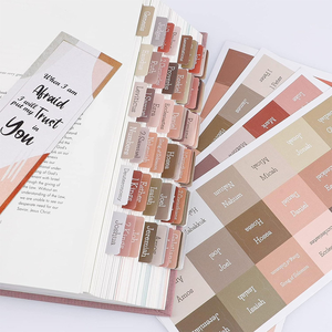İncil endeksi çıkartmaları yumuşak Pastel renkler İncil işaretleme çalışması için yüksek kalite hızlı erişim özel Logo - Product Image 2