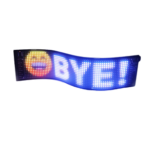 Aplicación Bluetooth programable Led Car Sign Board USB 5V Mensaje de desplazamiento Led Matrix Panel Pantalla digital para publicidad de tienda - Product Image 1