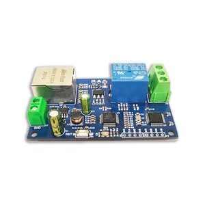 Modbus RTU รีเลย์ 1 ช่องโมดูลรีเลย์เครือข่ายทางเดียวตัวควบคุม Ethernet LAN แหล่งจ่ายไฟอุปกรณ์เสริม - Product Image 1