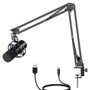 RGB Năng Động <span class=keywords><strong>C</strong></span>ó Dây <span class=keywords><strong>Microphone</strong></span> Cho Phát Trự<span class=keywords><strong>c</strong></span> Tiếp E-Thể Thao Ghi Âm 48V Xlr Cardioid <span class=keywords><strong>C</strong></span>ự<span class=keywords><strong>c</strong></span> Giảm Tiếng Ồn Kim Loại <span class=keywords><strong>C</strong></span>ó Dây <span class=keywords><strong>Microphone</strong></span> - Product Image 1